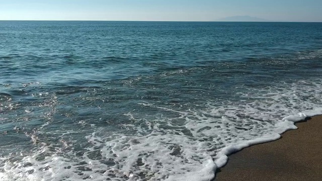 海滩鸟瞰图视频素材