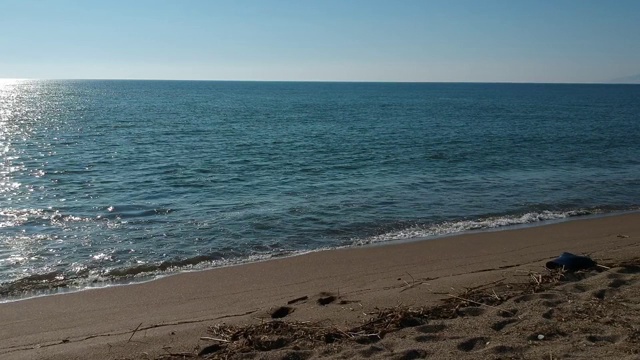 海滩鸟瞰图视频素材