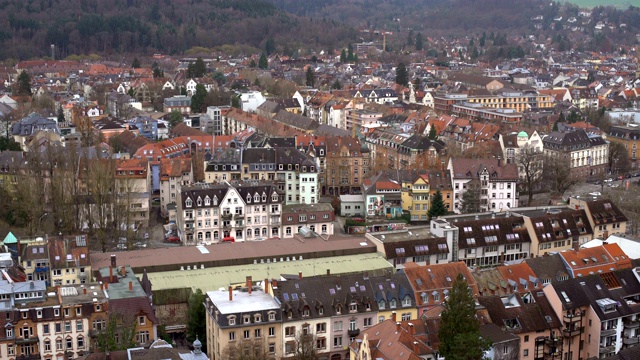 Freiburg在德国，实时视频素材