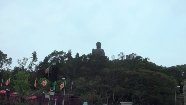 香港大屿山的大佛视频素材