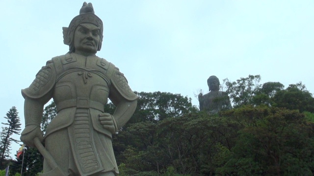 香港大屿山的大佛视频素材