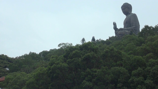 香港大屿山的大佛视频素材