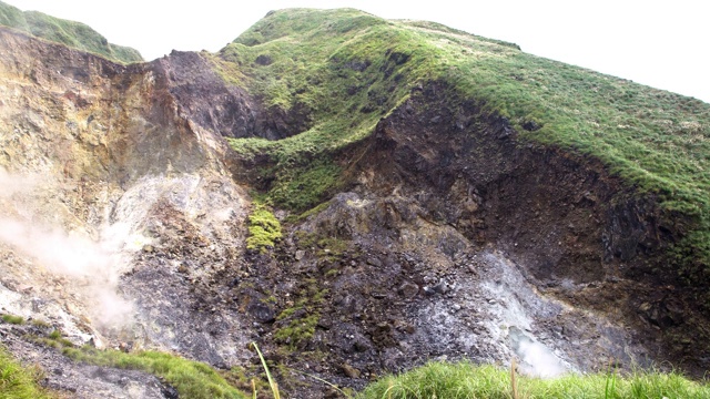 阳明山公园4K温泉山视频素材