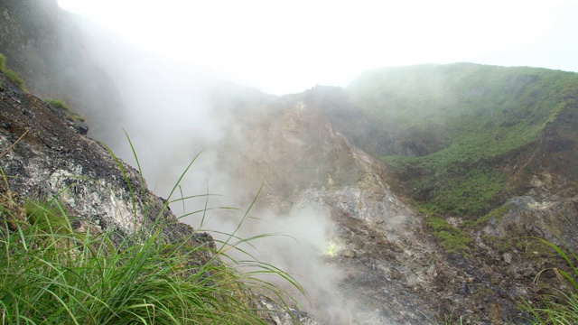 阳明山公园4K温泉山视频素材