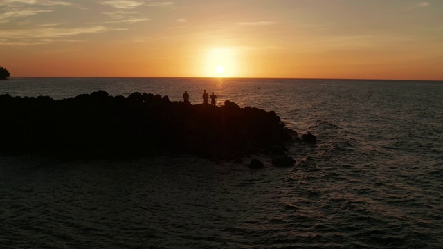 海上日落视频素材