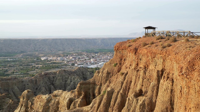 Marchal的gullies, Guadix, Granada视频素材