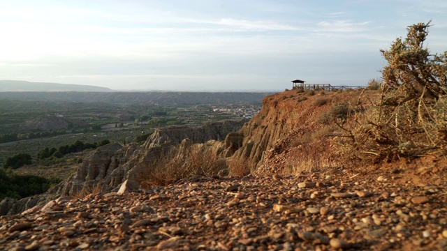 Marchal的gullies, Guadix, Granada视频素材