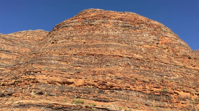 巴格尔巴格山脉地貌在西澳大利亚的金伯利。视频素材