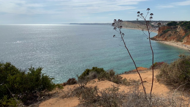 阿尔加维海洋海岸线视频素材