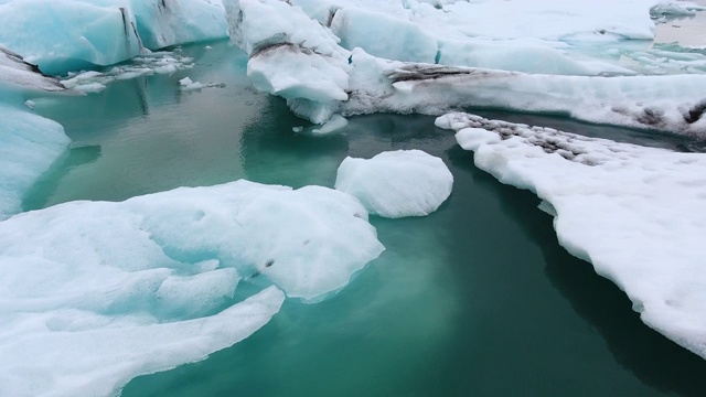 冰岛jokulsarlon泻湖视频素材