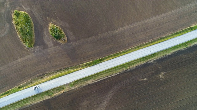 公路鸟瞰图视频素材