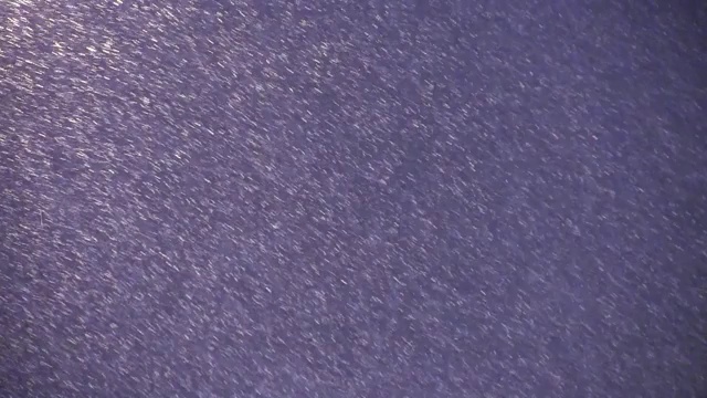 在暴风雪的傍晚或夜间落下雪视频素材