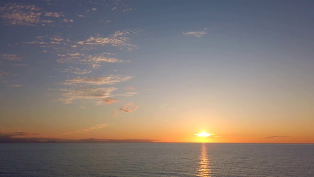 海上日落视频素材