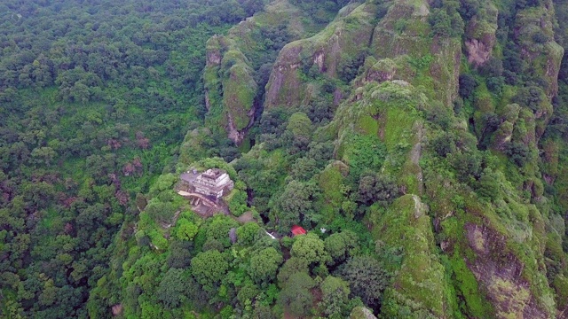 阿兹特克金字塔在Tepozteco视频素材