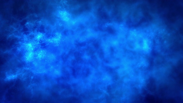 抽象魔术蓝色背景。电脑生成60秒循环。16位RGB。视频素材