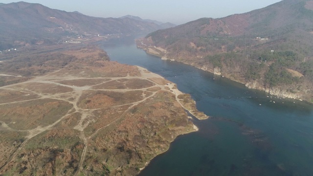 Binaeseom岛在忠州/忠清北道，韩国视频素材