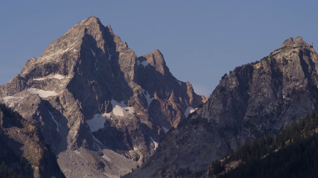 从珍妮湖到提顿山脉视频素材