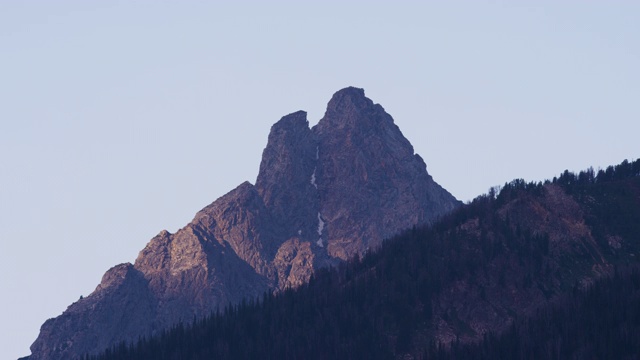 从珍妮湖到提顿山脉视频素材