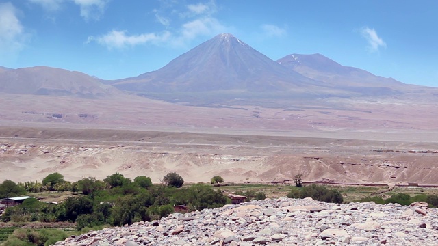 利坎卡武尔火山-圣佩德罗德阿塔卡马-智利。视频素材