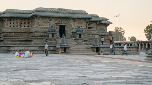 Chennakesava寺庙，被摧毁了视频素材