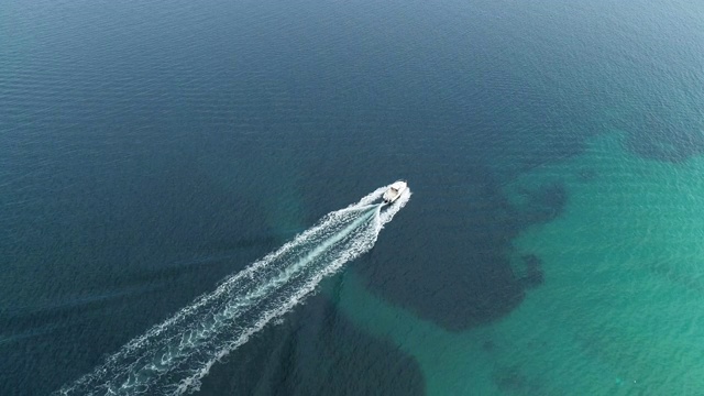 海上的快艇视频素材