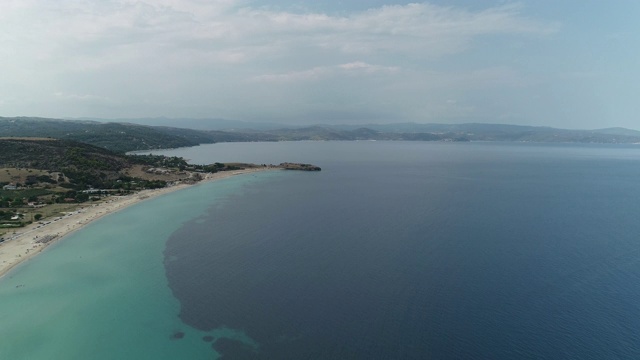 海岸线在希腊视频素材