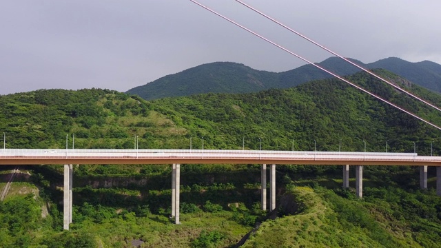 中国舟山西桥门大桥视频素材