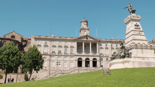 Palacio da Bolsa或波尔图的证券交易所大楼视频素材