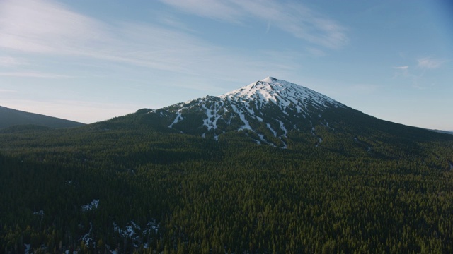 学士山鸟瞰图。视频素材