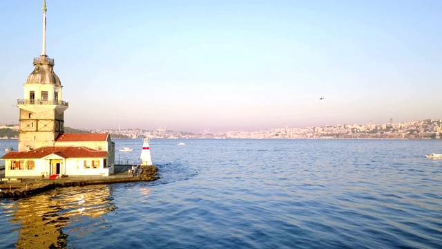 Maiden's Tower Istanbul股票视频视频素材