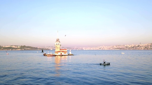 Maiden's Tower Istanbul股票视频视频素材