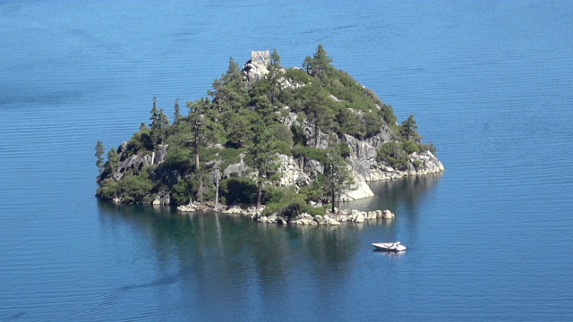 翡翠湾岛，太浩湖视频素材