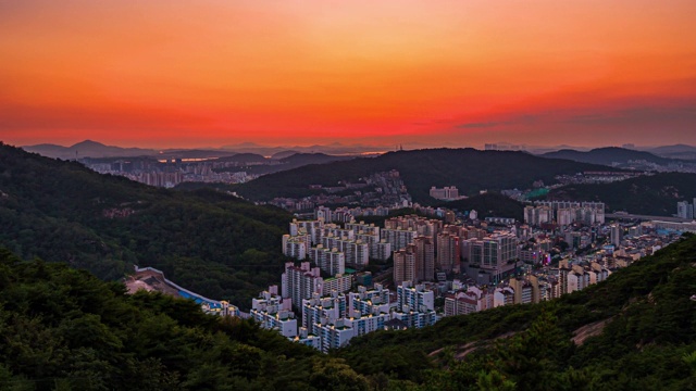 时间流逝韩国首尔市视频素材