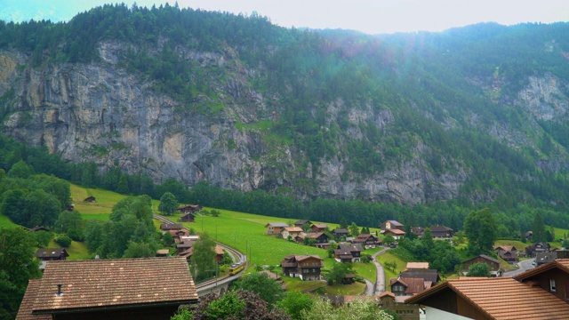 Lauterbrunnen, Bern / Switzerland报道视频素材