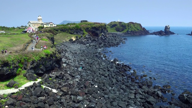 Seopjikoji海滩/西浦浦，济州岛，韩国视频素材