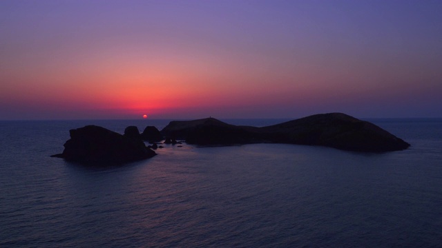 Chagwido岛(韩国422自然纪念碑)/ Jeju-do岛，韩国视频素材