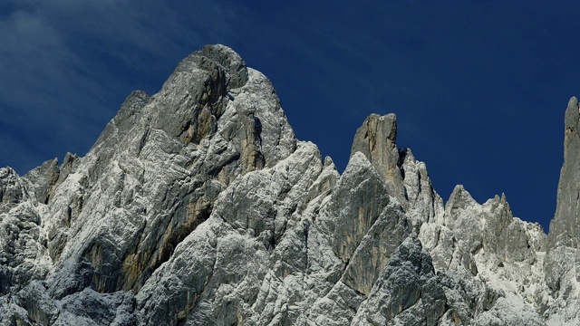 阿尔卑斯山景观与Hochkönig，徒步区，阿尔卑斯山，Mühlbach，萨尔茨堡地，奥地利，欧洲视频素材