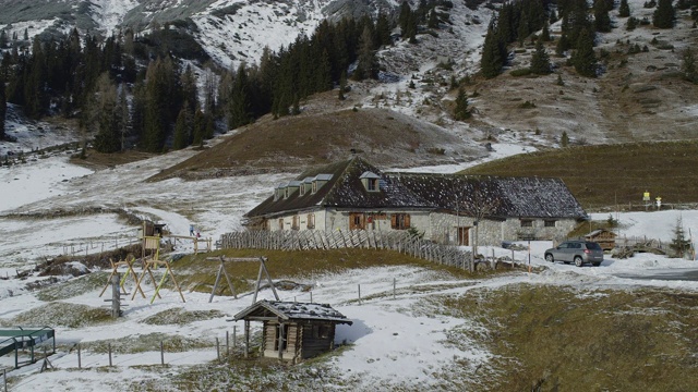 阿尔卑斯山景观与Hochkönig，徒步区，阿尔卑斯山，Mühlbach，萨尔茨堡地，奥地利，欧洲视频素材