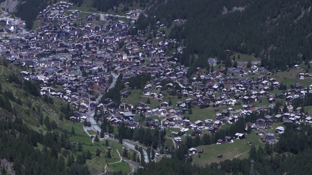 瑞士阿尔卑斯山全景视频素材