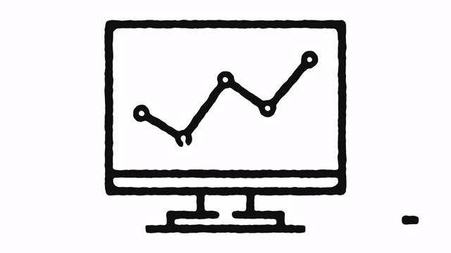 网页分析图标动画素材和Alpha通道视频素材