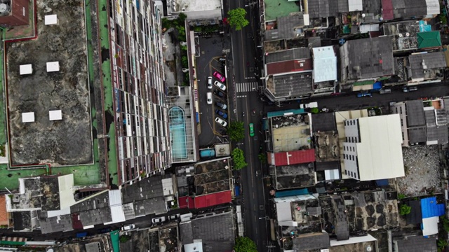 小街道建筑的落后视频素材