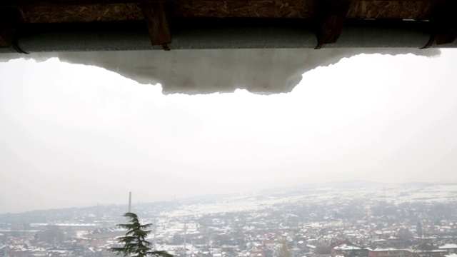 雪融化视频素材