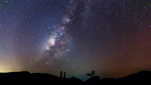 夜空视频素材