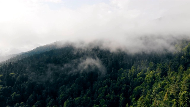 飞过群山。视频素材