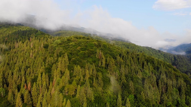 飞过群山。视频素材