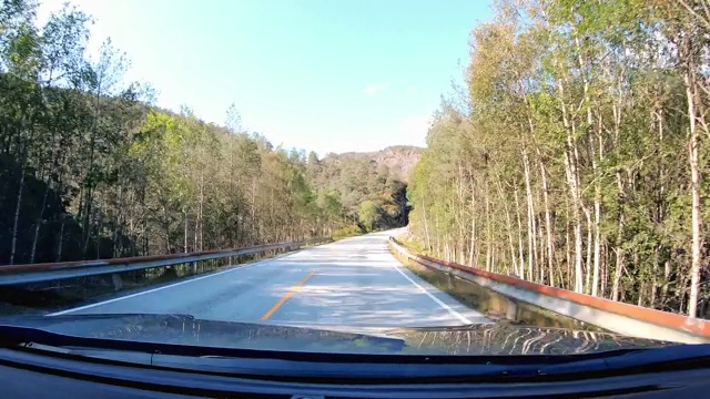 Timelapse -挪威公路旅行视频素材