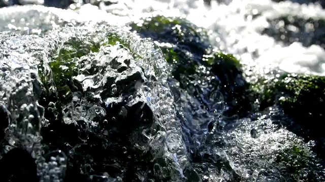 特写流水视频素材