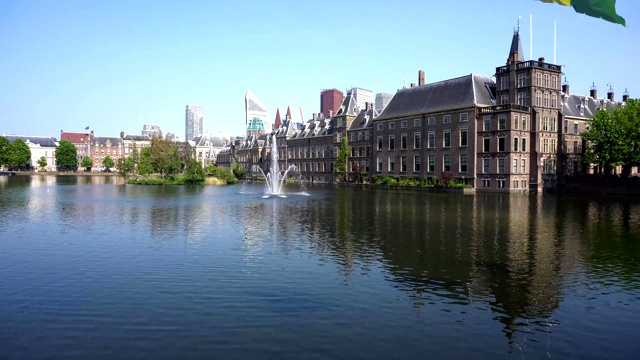 Binnenhof-Dutch议会,荷兰视频素材