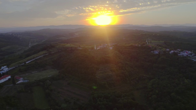 欧洲乡村早晨视频素材