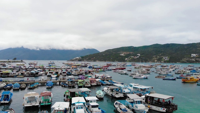 鸟瞰图的普拉亚多斯安若斯海滩在Arraial do cape，里约热内卢de Janeiro，巴西视频素材